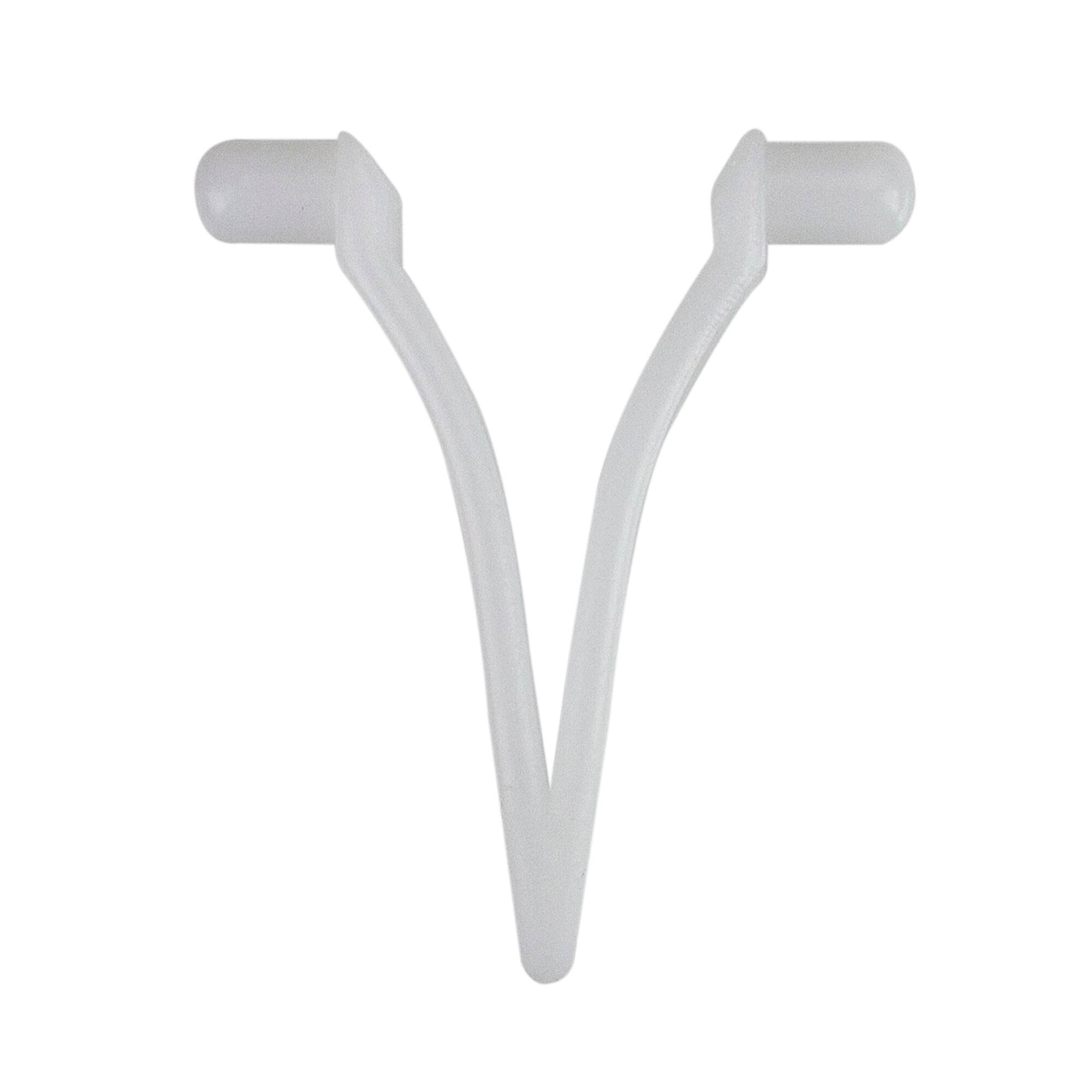 Alt View 2. Pool Central - Set of 3 White Replacement Butterfly Clips for Pool Cleaning Poles - White.