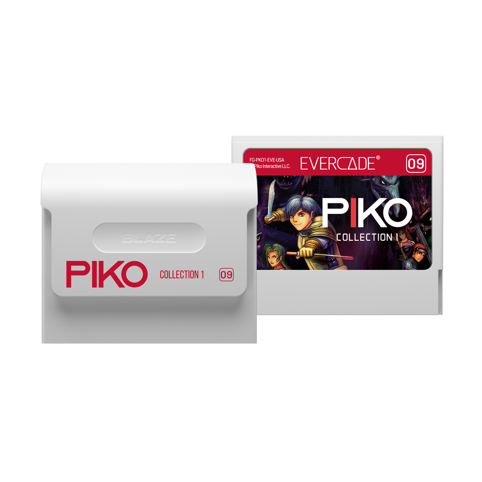 FG-PKO1-EVE-USA  
Piko Interactive LLC.  
EVERCADE 09  
BLAZE PIKO COLLECTION 1  
09  
PKO COLLECTION 1