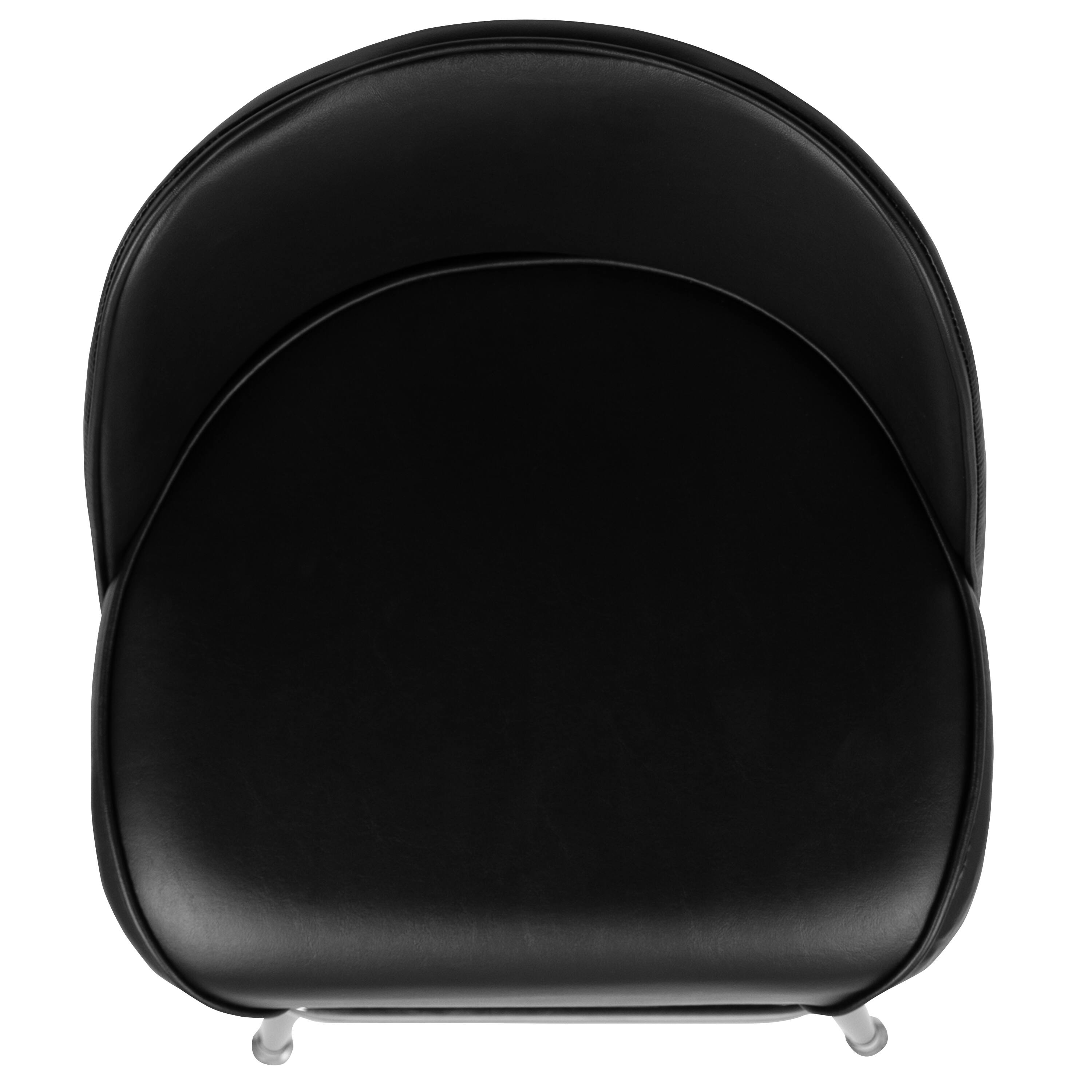 Alt View 9. Emma + Oliver - 2 Pack Metal Barstool with Swivel Bucket Seat - Black.