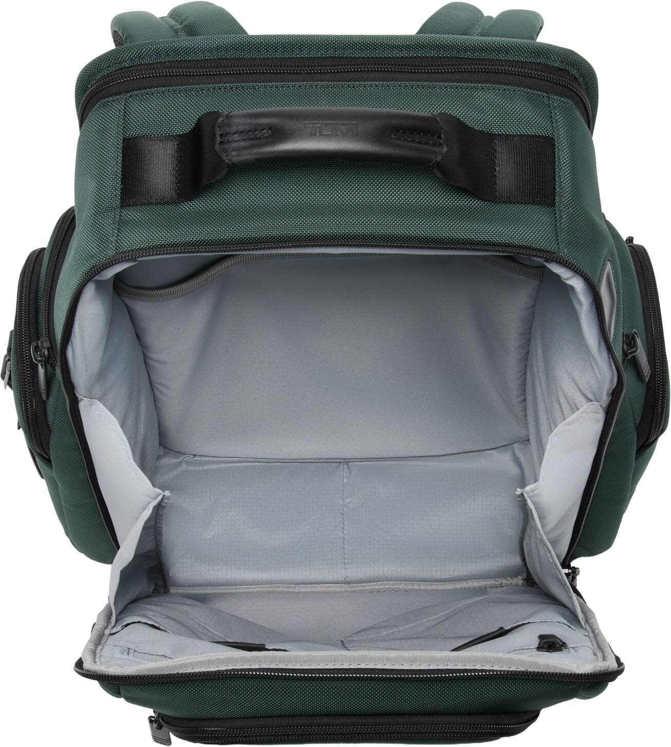 Back. TUMI - Alpha Brief Backpack Fits Up to 15" Laptop - Deep Pine.