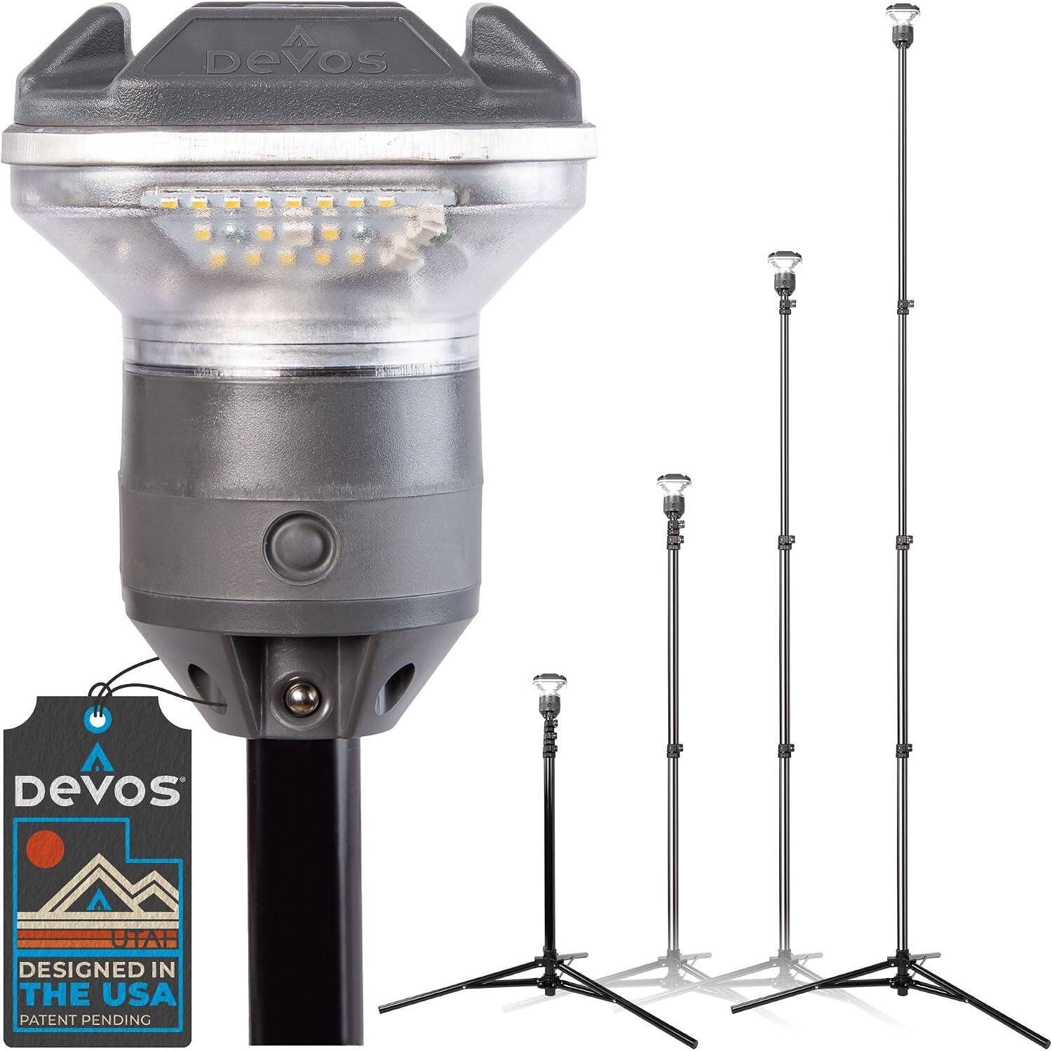 Devos Outdoor - LightRanger 1200 Rechargeable 1200 Lumen Adjustable Overhead Light