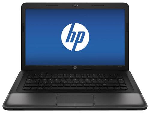 Front Standard. HP - 650 15.6" Laptop - 4GB Memory - 320GB Hard Drive - Charcoal.