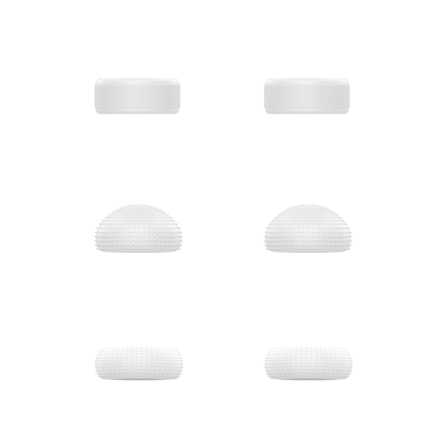 Back. Lenovo - Legion Go Joystick Caps - Glacier White.