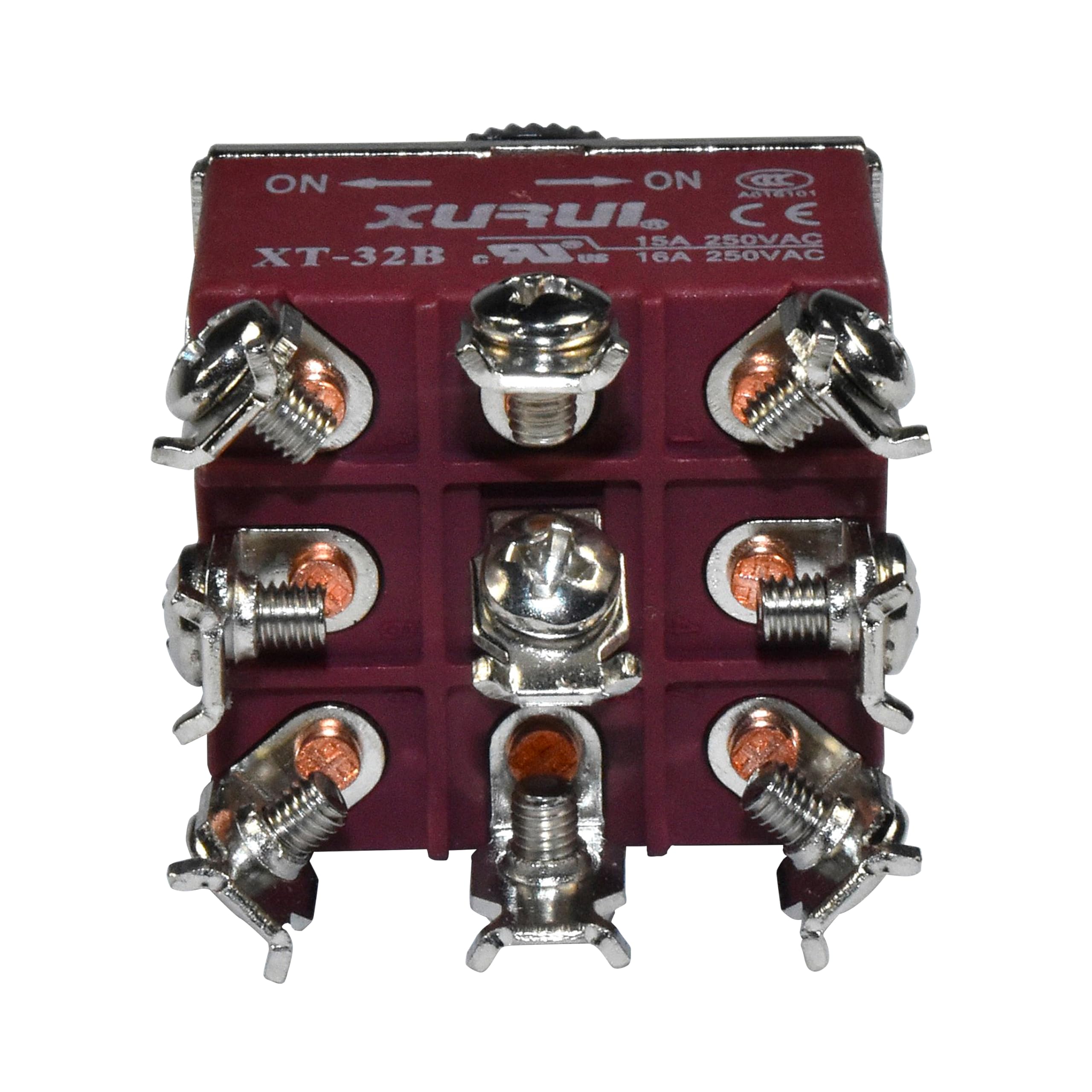 ON ON  
C 48T4101  
XURUL  
GD CE  
15A 250VAC  
X-32B  
D IR  
16A 250VAC