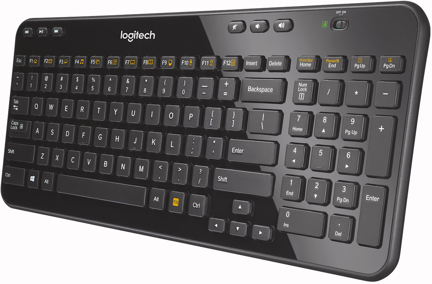 Primitiv chef snyde Logitech K360 Full-size Wireless Scissor Keyboard Black 920-004088 - Best  Buy