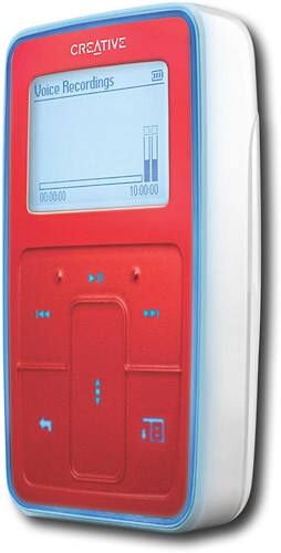 Angle Standard. Creative Labs - Zen Micro 5GB* MP3 Player - Red.