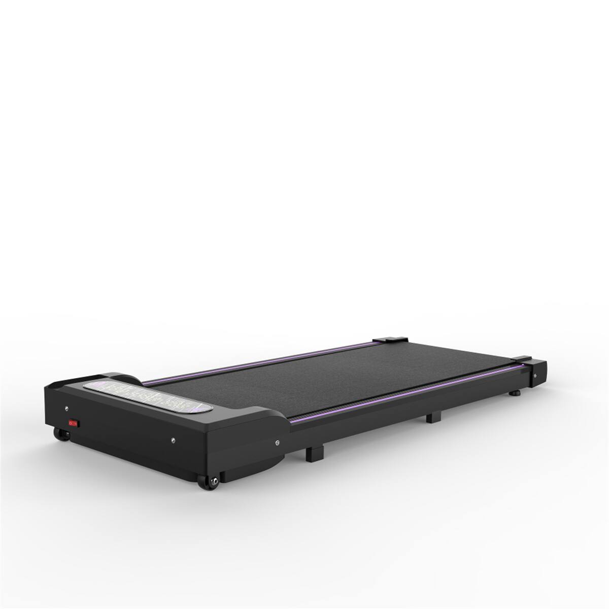 Alt View 8. HTUTWOO - Under Desk Treadmill Walking Pad - 2 in 1 Portable Treadmill with Handle Remote Control LED Display, Jogging Machine - Black.