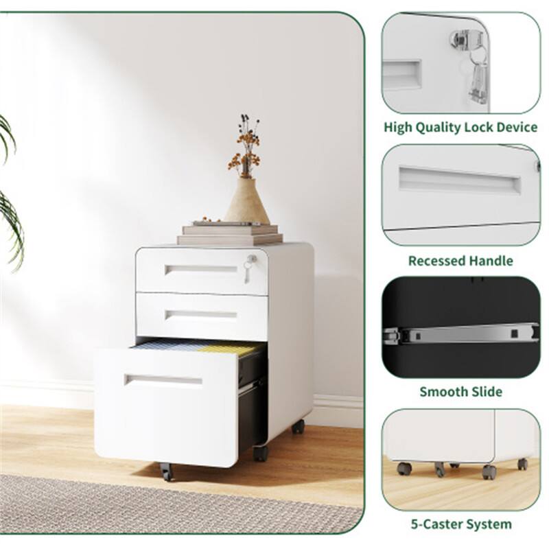 High Quality Lock Device  
Recessed Handle  
Smooth Slide  
5-Caster System