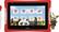 Alt View 1. nabi - Dreamtab HD8 - 8" - Tablet - 16GB - Wi-Fi - Red.