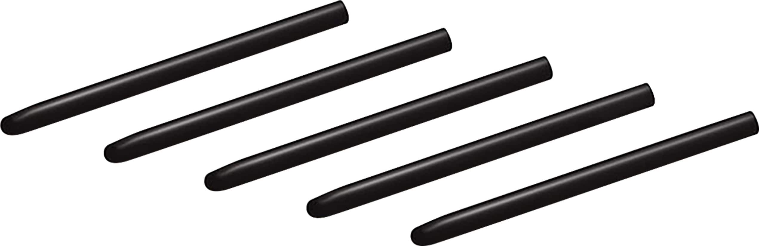 Front. Wacom - Standard Nibs for Previous Generation Pens (5-Pack) - Black.