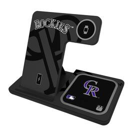 Keyscaper - Colorado Rockies 3-In-1 Wireless Charger - Multicolor