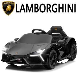 Winado - 12V Powered Ride on Car, Licensed Lamborghini Revuelto Electric Ride on Toys for Toddlers Kids, with Remote Control, LED - Black