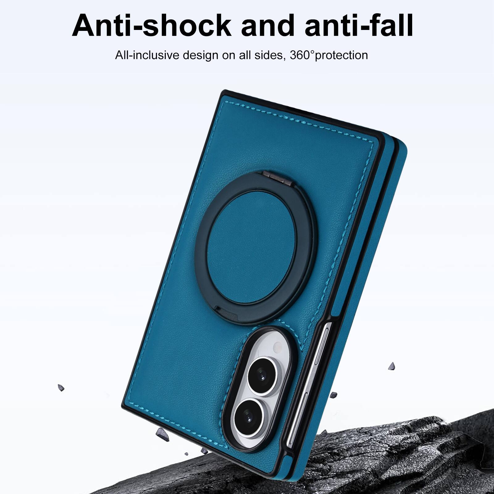 Anti-shock and anti-fall  
All-inclusive design on all sides, 360° protection