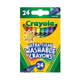 Crayola - Ultra-Clean Washable Crayons, 24 Count