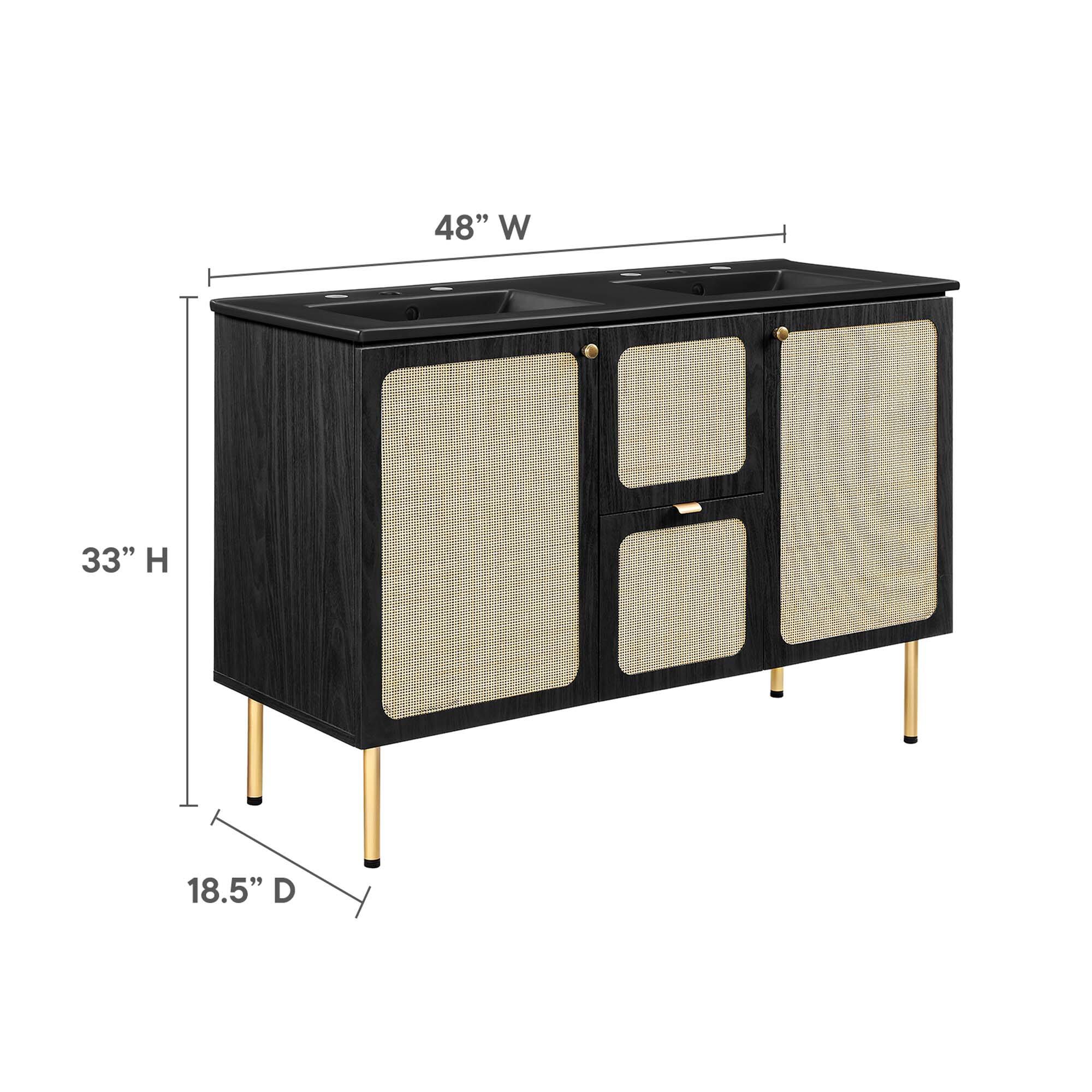 48" W 33" H 18.5" D