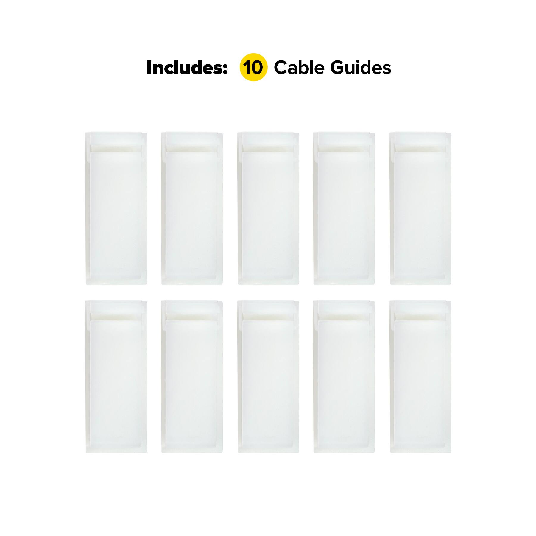 Includes: 10 Cable Guides