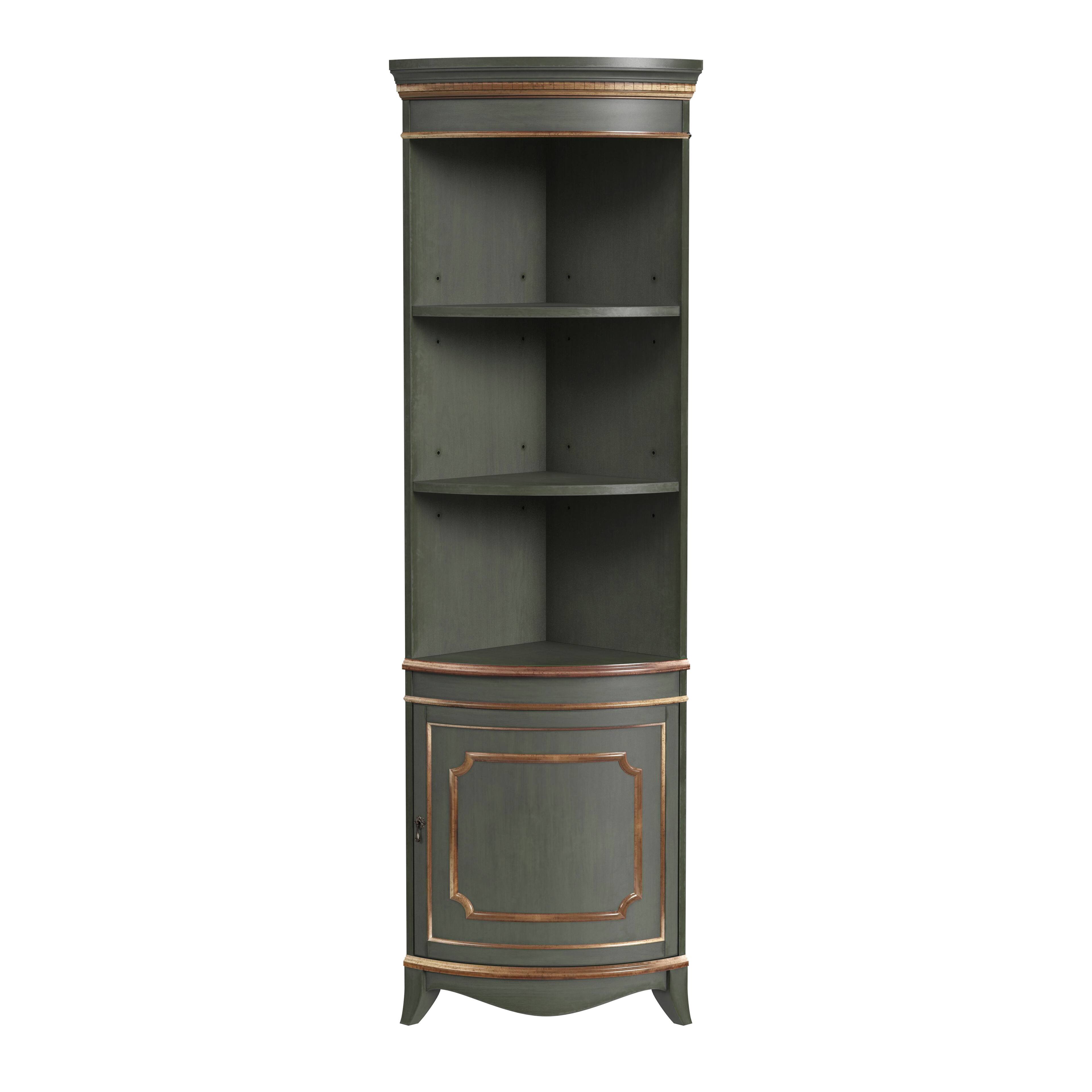 Corner Wood Cabinet
