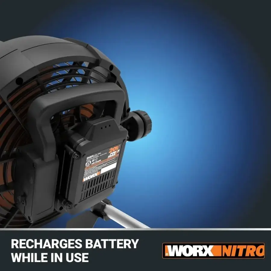 2019 S0 WOR RECHARGES BATTERY WORXINITRO WHILE IN USE