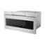 Angle. Sharp - 30" 1.2 Cu. Ft. Built-in Microwave Drawer - Stainless Steel.