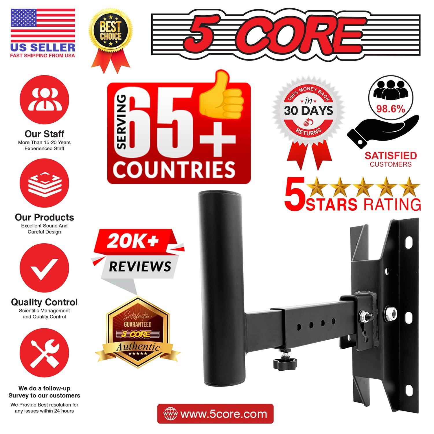 BEST US SELLER CHOICE: 5 CORE FAST SHIPPING FROM USA. MONEY BACK 100% IN 30 DAYS. 98.6% MORE EXPERIENCED STAFF THAN OUR COMPETITORS. SERVING 65+ COUNTRIES. 5 STARS RATING. OUR PRODUCTS EXCELLENT SOUND AND CAREFUL DESIGN. 20K+ REVIEWS. QUALITY CONTROL, SCIENTIFIC MANAGEMENT, AND QUALITY CONTROL SATISFACTION GUARANTEED. 5 CORE AUTHENTIC. WE DO A FOLLOW-UP SURVEY TO OUR CUSTOMERS. WE PROVIDE BEST RESOLUTION FOR ANY ISSUES WITHIN 24 HOURS. WWW.5CORE.COM