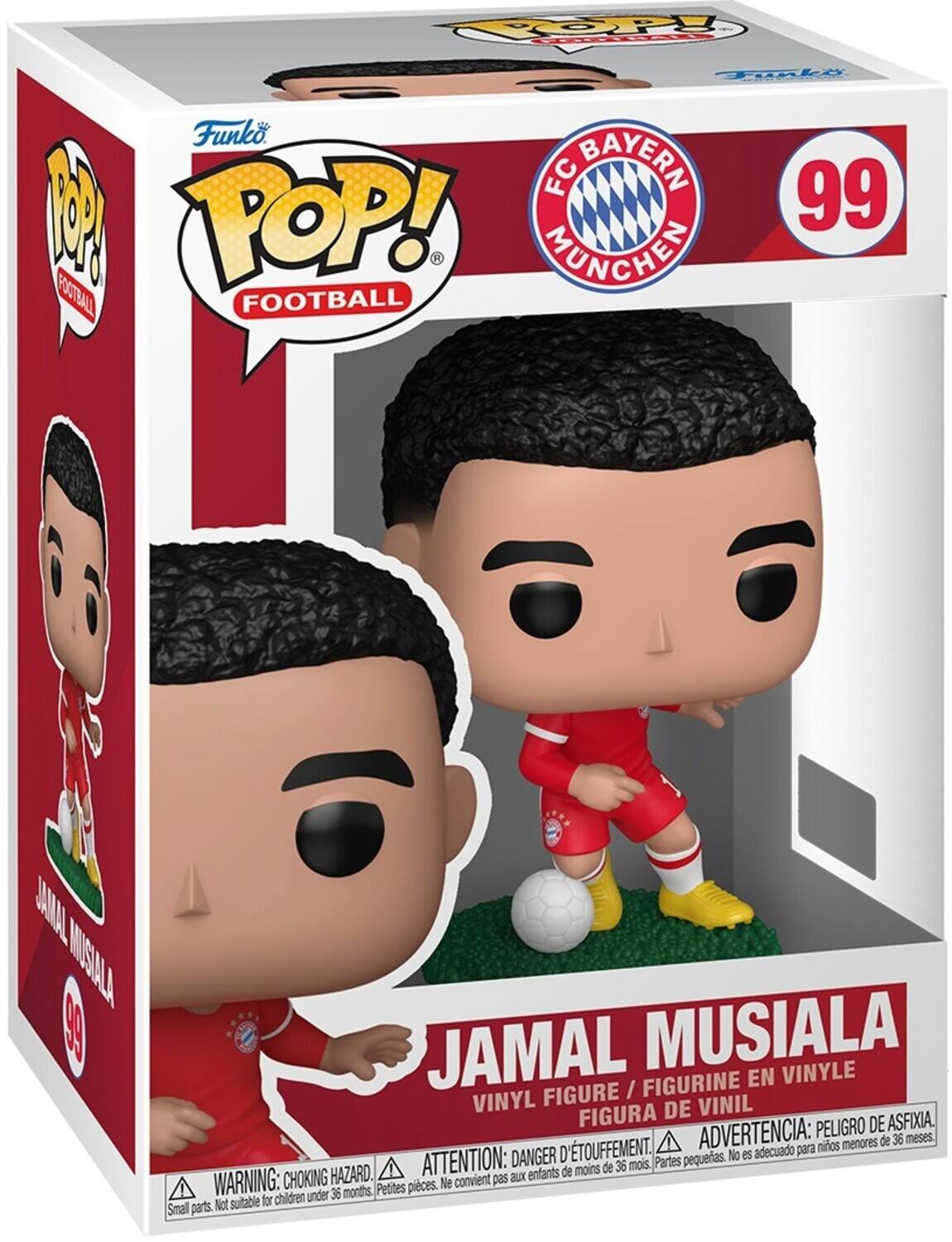 COPY 46 E Tol Funko POP! FOOTBALL FC BAYERN MUNCHEN 99 JAMAL MUSIALA VINYLE FIGURINE EN FIGURE / VINYL DE VINIL FIGURA DE VINIL. WARNING: CHOKING HAZARD. ATTENTION: DANGER D'ÉTOUFFEMENT. ADVERTENCIA: PELIGRO DE ASFIXIA.