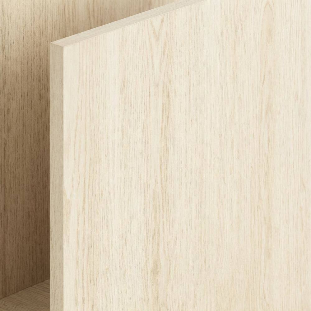Alt View 1. FurniFact - Wooden Desktop Bookshelf Storage Organizer in Brown with Multi-Functional Design - Bauhaus Oak.