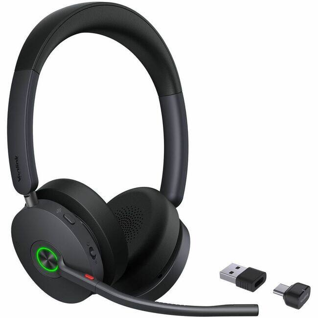 Yealink - BH74 Headset - Microsoft Teams Certification - Stereo - Wireless - Bluetooth - 164 ft - 20 Hz to 20 kHz - Blue