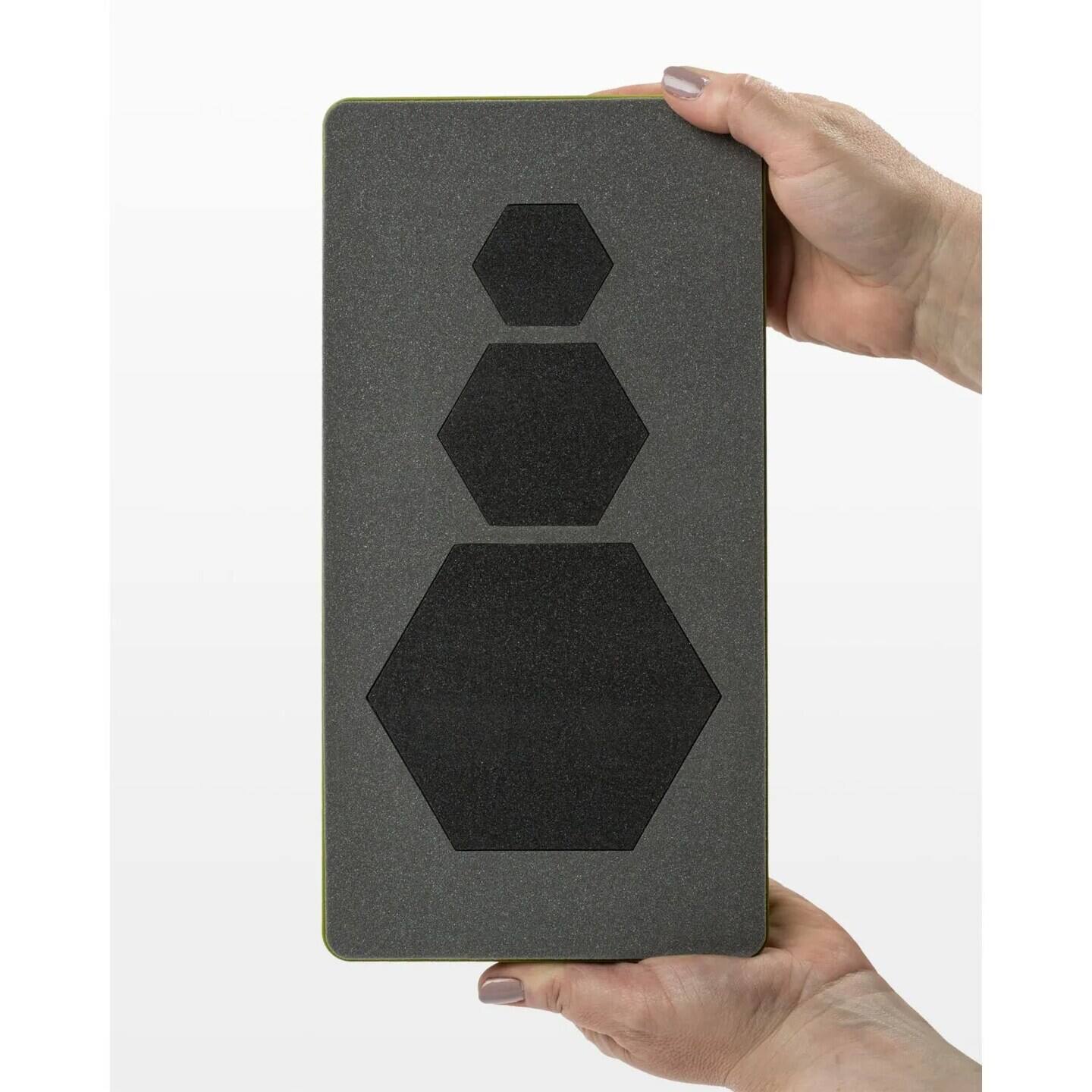 Alt View 1. AccuQuilt - GO! Fabric Cutting Dies; Hexagons (550-11) - Multicolor.