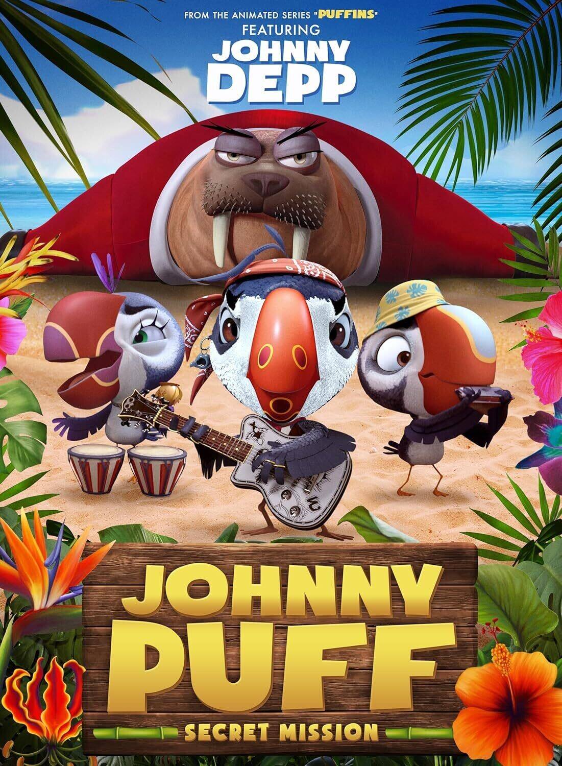 Front. Johnny Puff: Secret Mission   - DVD.