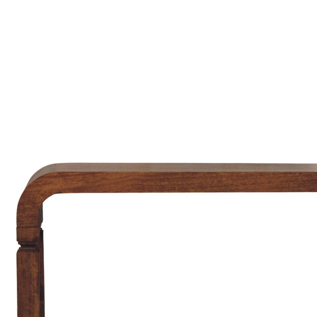 Back. Artisan Furniture - Artisan Furniture Solid Wood Arcus Console Table - Brown.