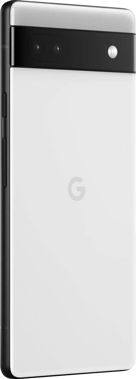 Left. Google - Google Pixel 6a GX7AS (Fully Unlocked) 128GB - Chalk.