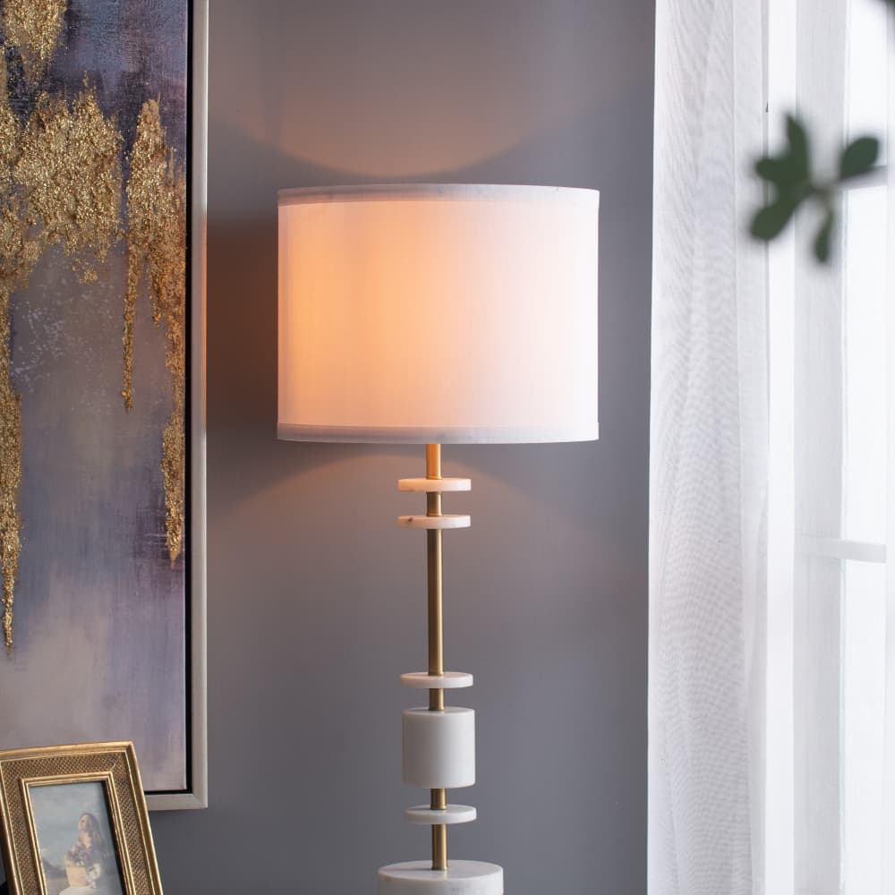 Alt View 5. Luckbyte - 13x32.8 Inch Table Lamp Shade Assembly Required.