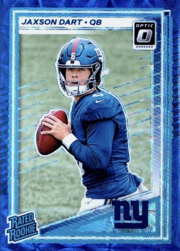 JAXSON DART QB 6 OPTIC O DONRUSS RATED ROOKIE NY