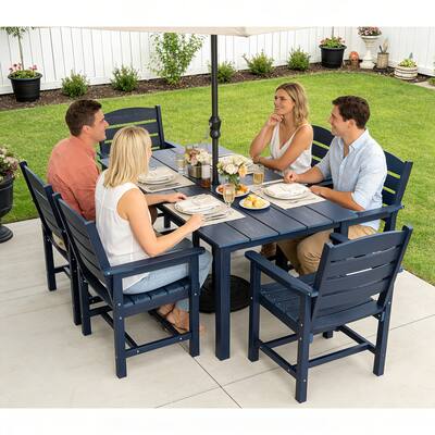 Fortune Candy HIPS Poly Lumber Patio Dining Chair Set of Two Fortune Candy HIPS Poly Lumber Patio Dining Chair Set of Two