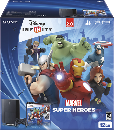 olie Verkleuren team Sony PlayStation 3 12GB Console Disney Infinity: Marvel Super Heroes (2.0  Edition) Bundle Black 3000473 - Best Buy