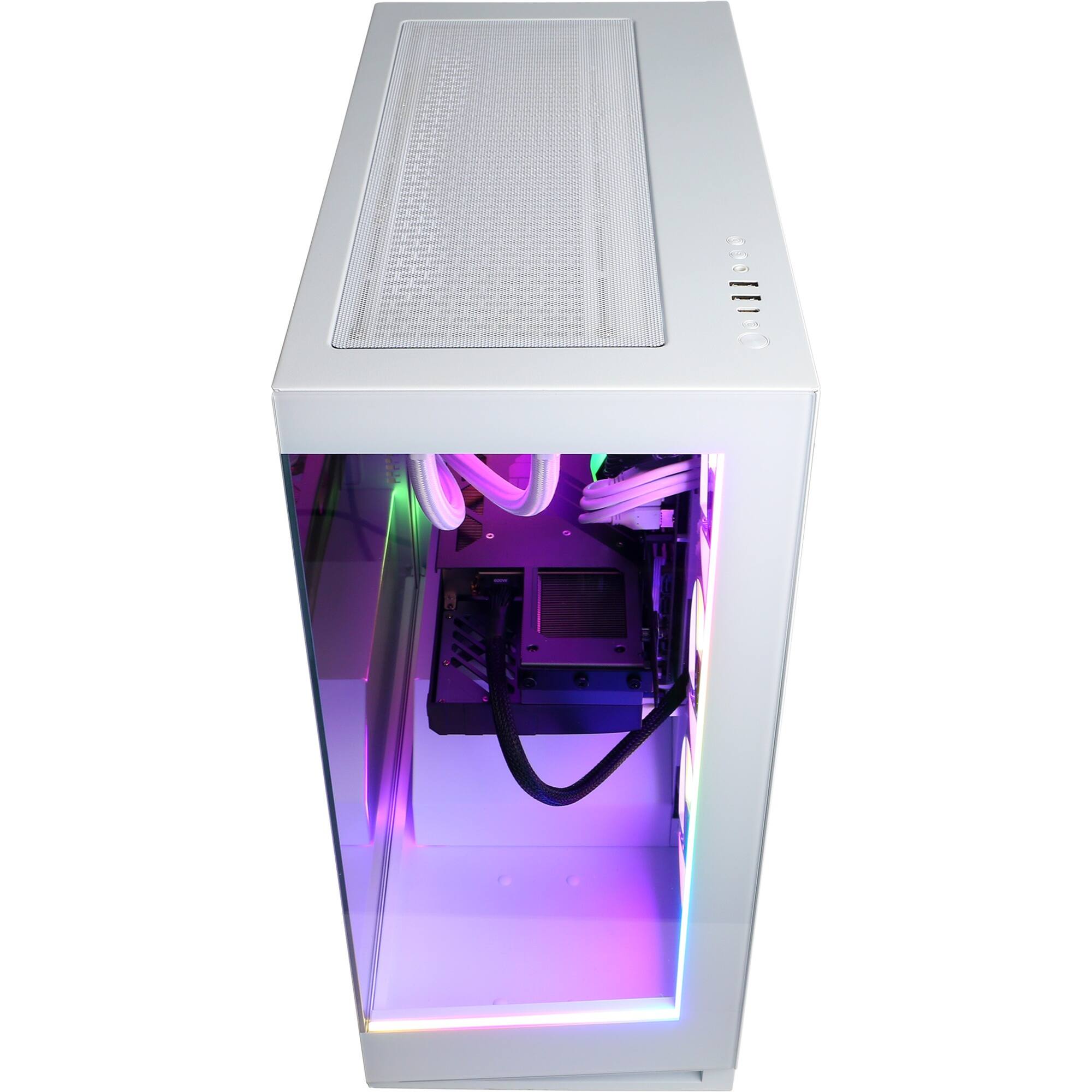 Alt View 11. CyberPowerPC - Gaming Desktop - Intel Core Ultra 9 285K - NVIDIA GeForce RTX 5090 32GB - 64GB DDR5 - 4TB PCIe 4.0 SSD - White.