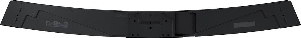 Back. Samsung - 9.1-Channel Curved Soundbar with 8" Wireless Active Subwoofer - Black.