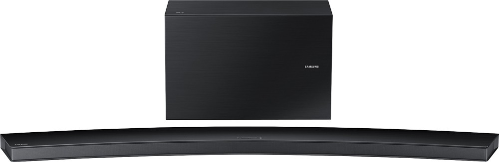 chauffør Decimal jeg behøver Best Buy: Samsung 9.1-Channel Curved Soundbar with 8" Wireless Active  Subwoofer Black HW-J8500/ZA