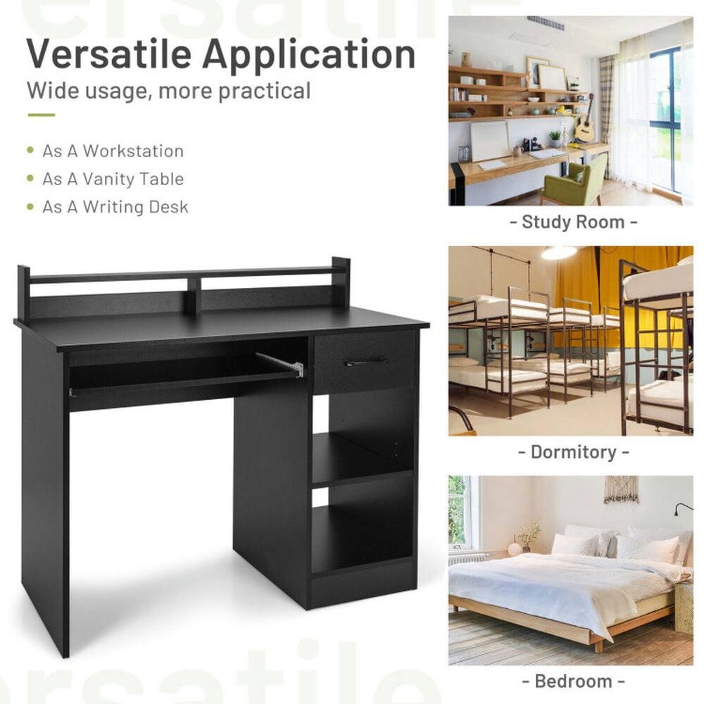 Versatile Application  
Wide usage, more practical  

- As A Workstation  
- As A Vanity Table  
- As A Writing Desk  

- Study Room -  
- Dormitory -  
- Bedroom -