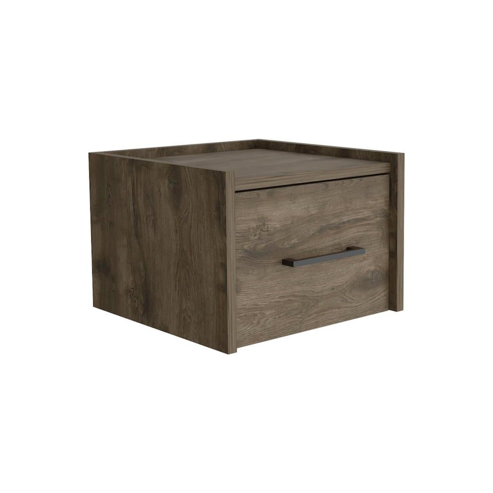 TuHome - Boa Floating Nightstand Dark MDF - Brown