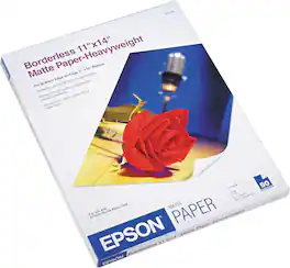 Epson - Premium Matte Presentation Paper 11 x 14 inches Matte Bright White - Pack of 50