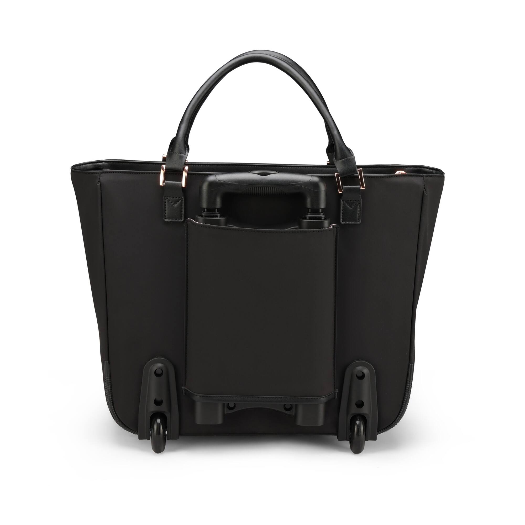 Alt View 1. Swissdigital Design - Swissdigital SD4528L-01 Katy Rose NG Black Tote Cabin - Black.