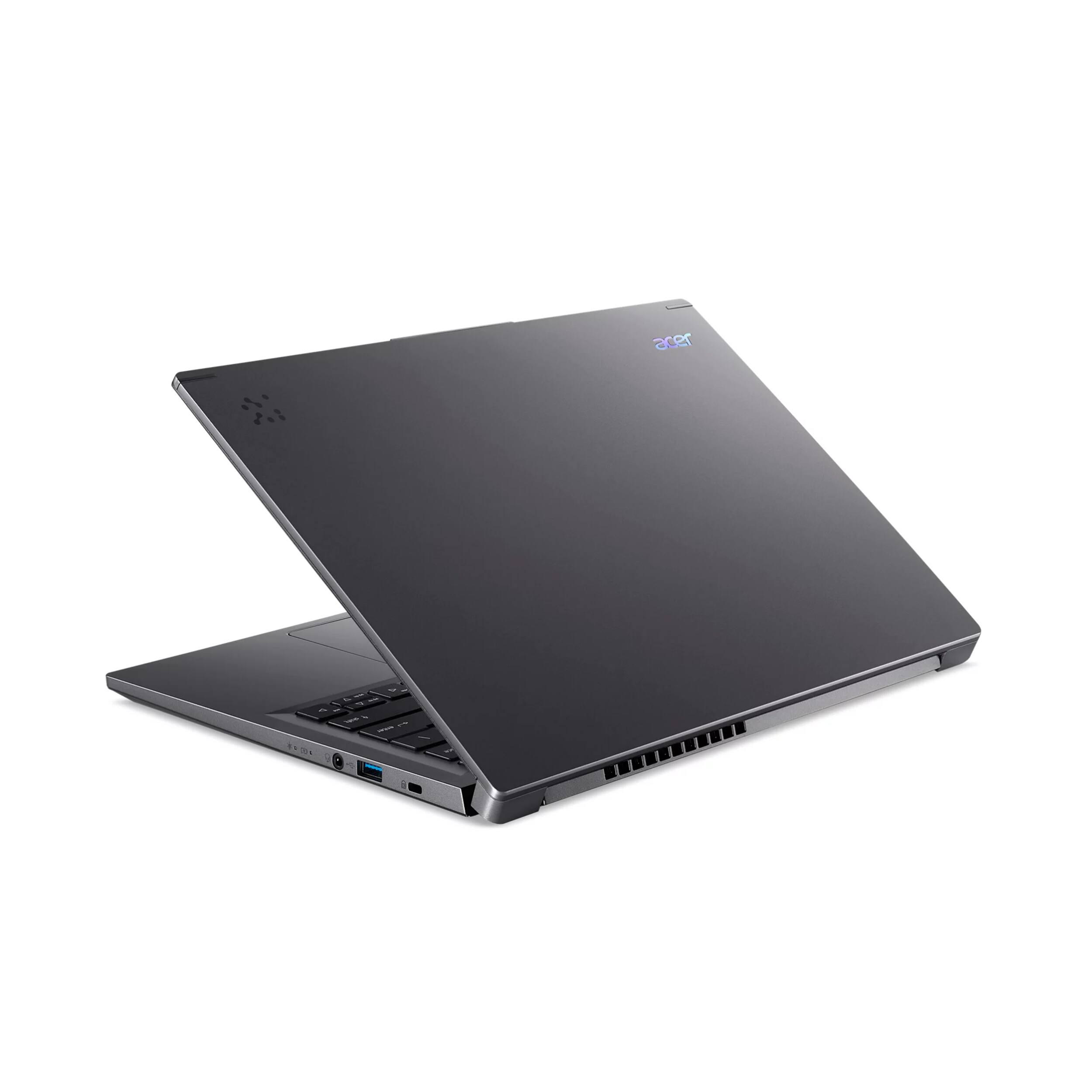 Alt View 7. Acer - Acer Aspire 14" WUXGA Touch Copilot+ PC Laptop,Intel Ultra 5 226V,16GB LPDDR5X,2TB SSD+1TB Dock,Backlit,Win11 Pro,Gray - Gray.