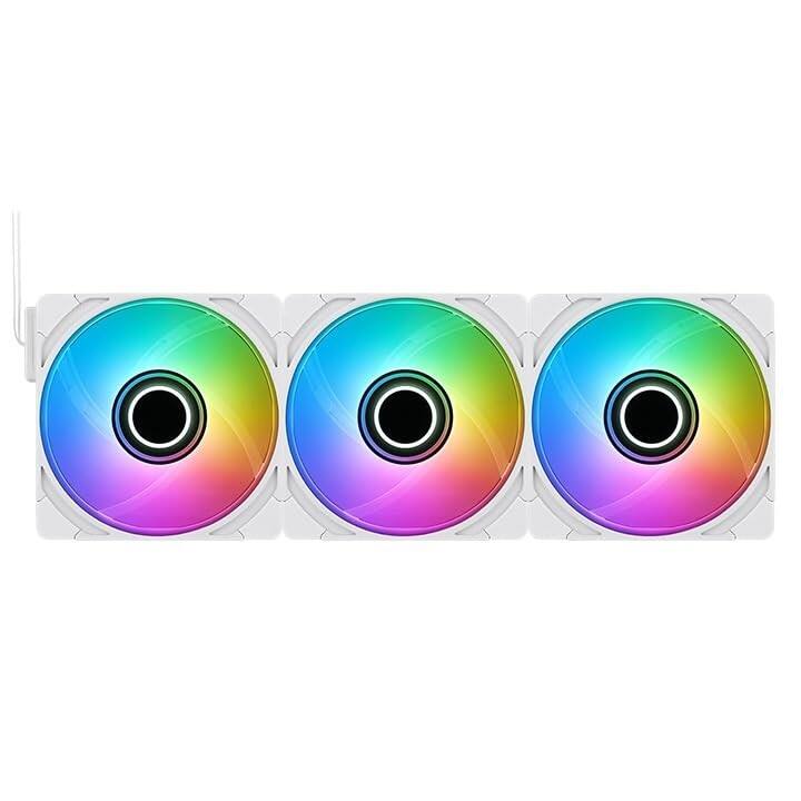 Alt View 2. Thermaltake - ct120 ex infinity argb sync 3 pack; infinity mirror hub; 120mm x - Argb.