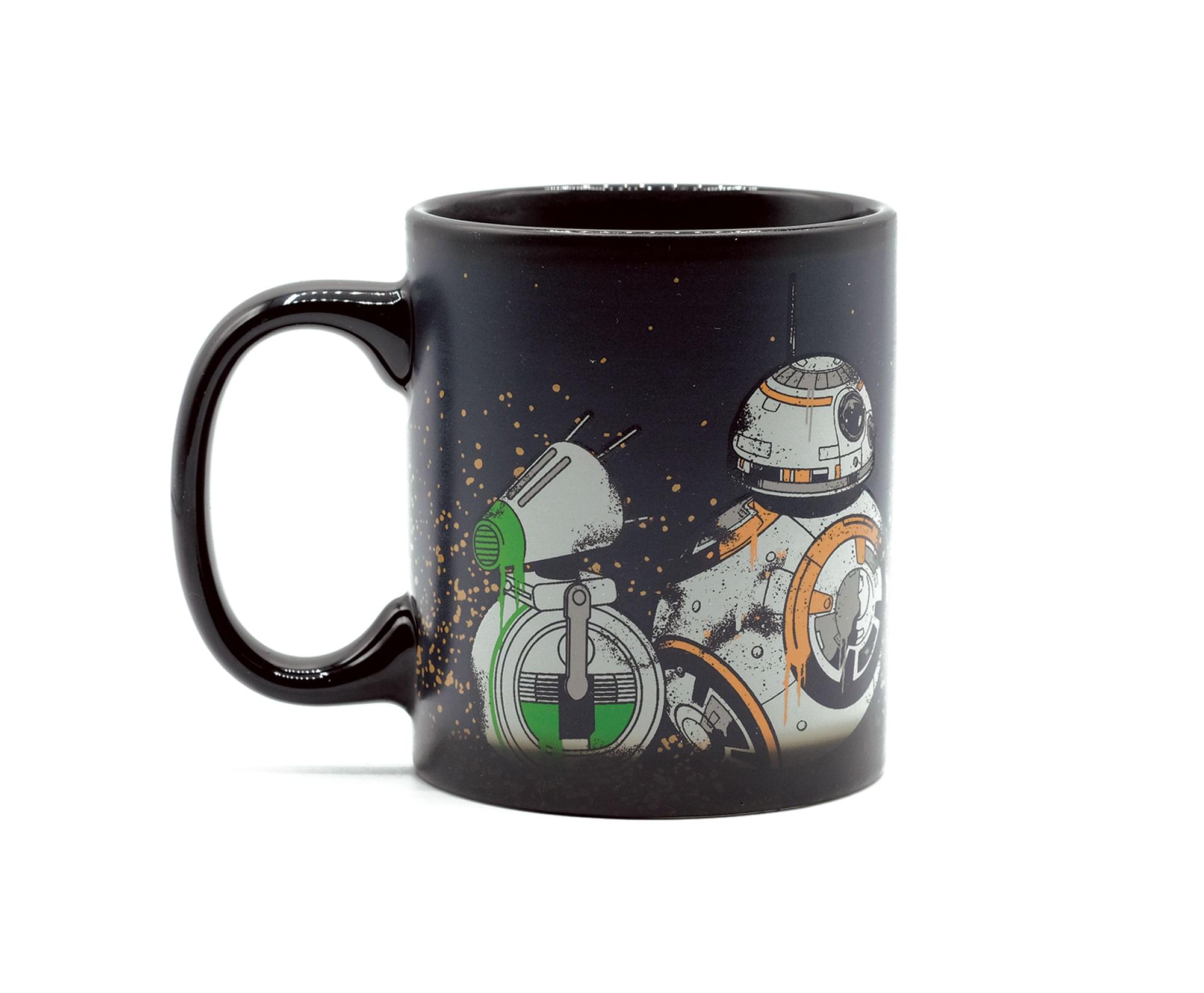 Alt View 2. Star Wars - Star Wars BB-8 and D-O 11 Ounce Heat Reveal Coffee Mug - Black.