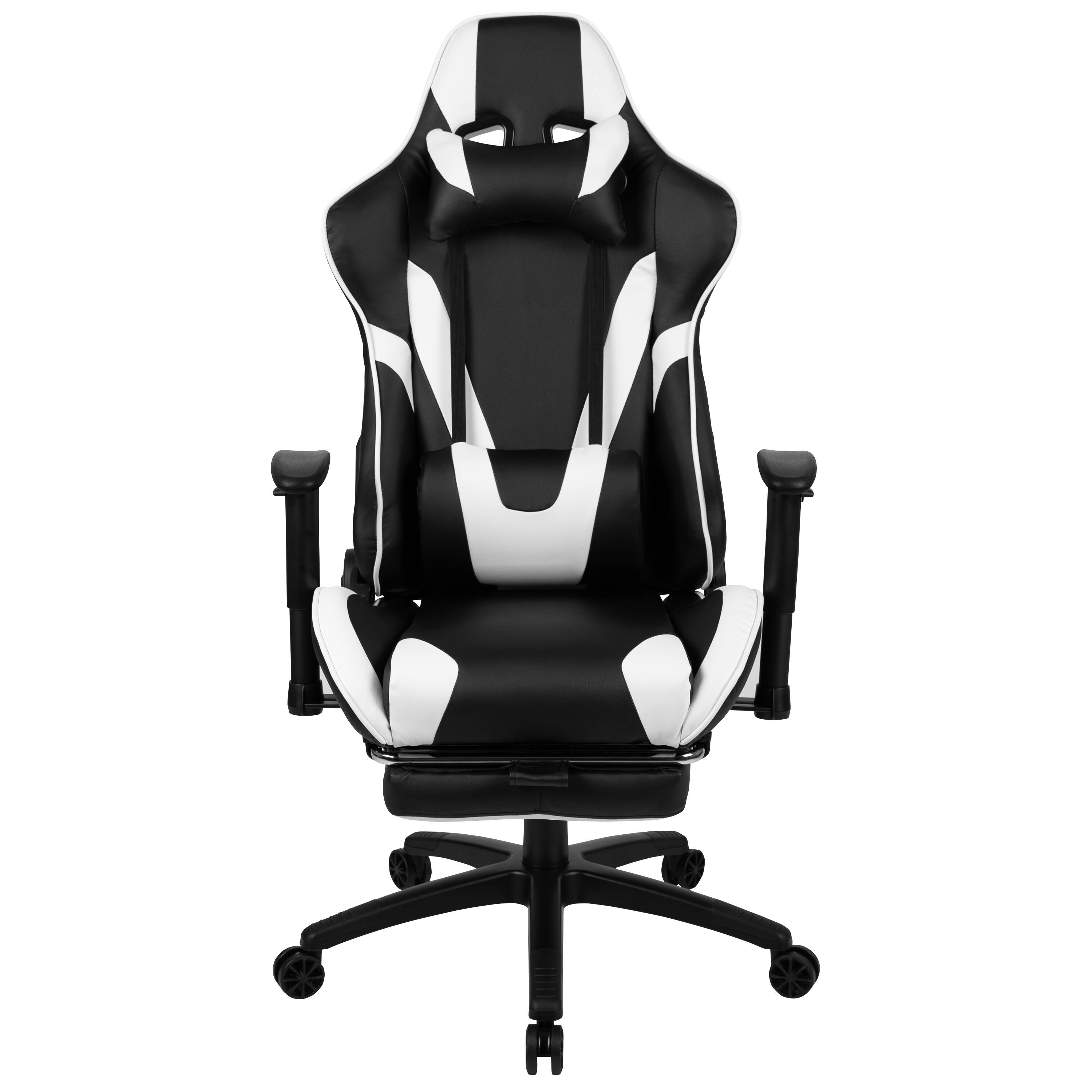 Alt View 7. Emma + Oliver - Z300 Gaming Racing Office Ergonomic PC Chair with Reclining Back and Footrest - Black.