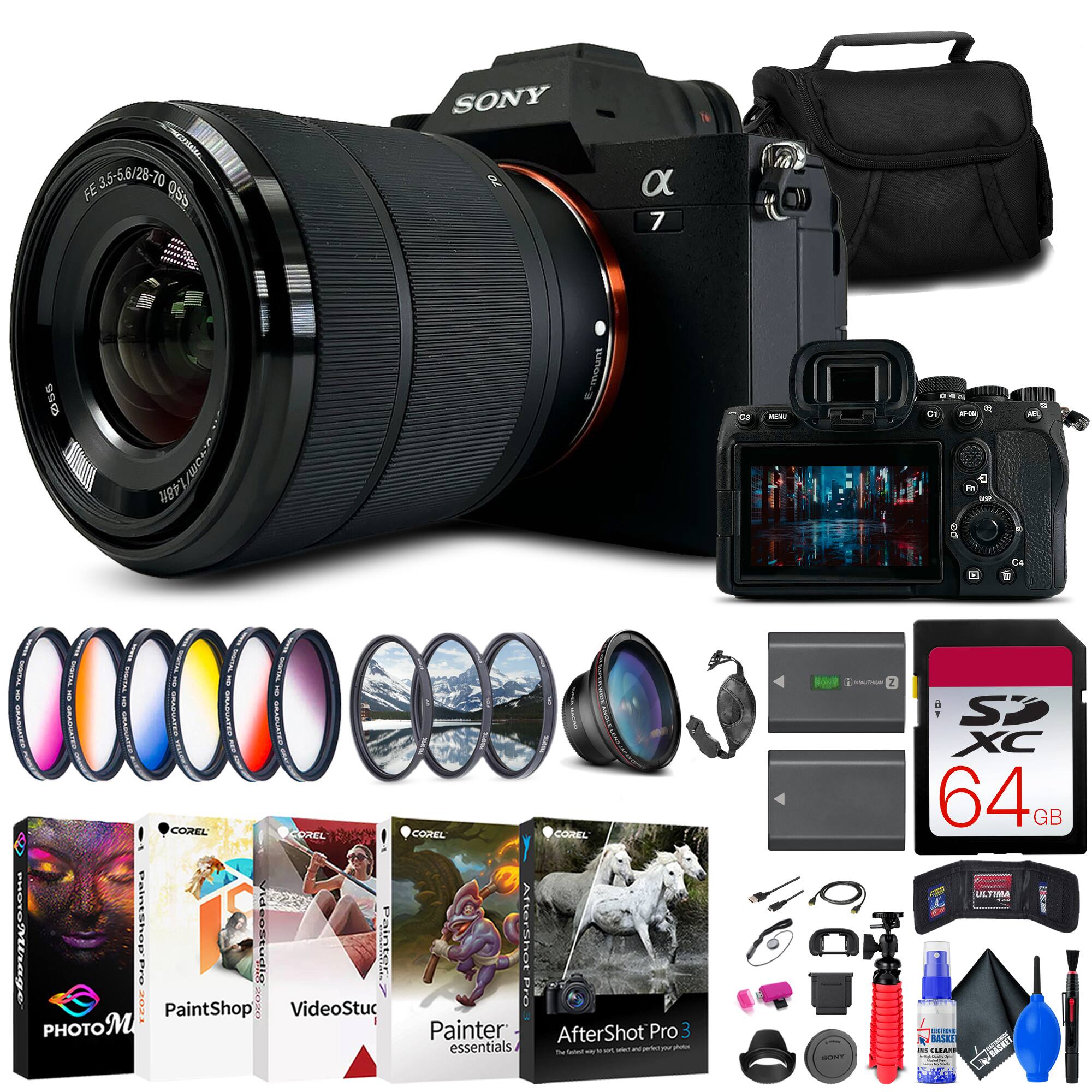 SONY $5-5.6/28-70 FE g3s R 7 055 S I 48f E-mount 6a MEW Gn d - C Fe L D4 COMEL COREL COREL COREL COREL apniratou Palnshor deoStudle PelaRer Attershoi .... 2020 Pro ... PaintShop VideoStuc PHOTOM Painter AfterShot Pro 3 essentials - - - S 2 SP XC 64 GB ULTIMA D BESRE - CIMAN BASKS