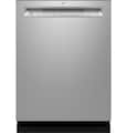 GE - 24" Front Control Built-In Stainless Steel Tub Dishwasher with 3rd Rack, Sanitize Cycle and 47 dBA - Stainless Steel