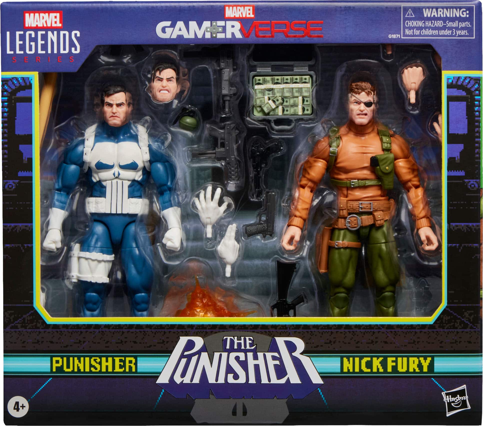Marvel - Legends Series Gamerverse Punisher and Nick Fury Action Figure Collectibles price history on PriceWatchPro