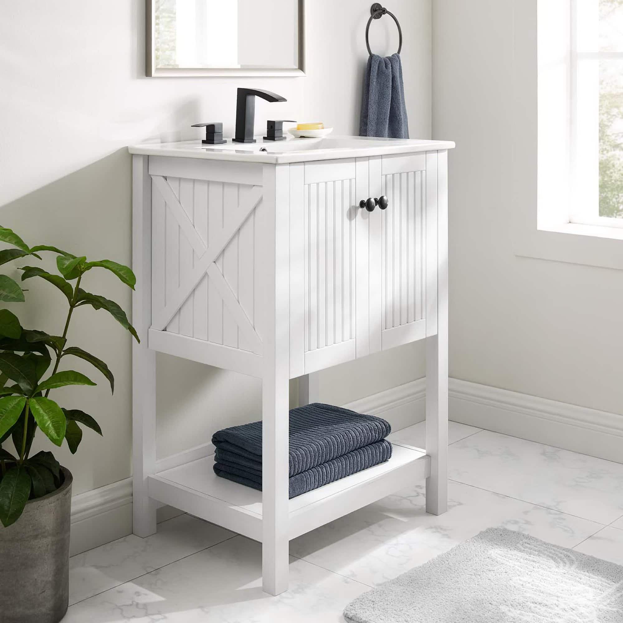Steam Bathroom Vanity Basin Included